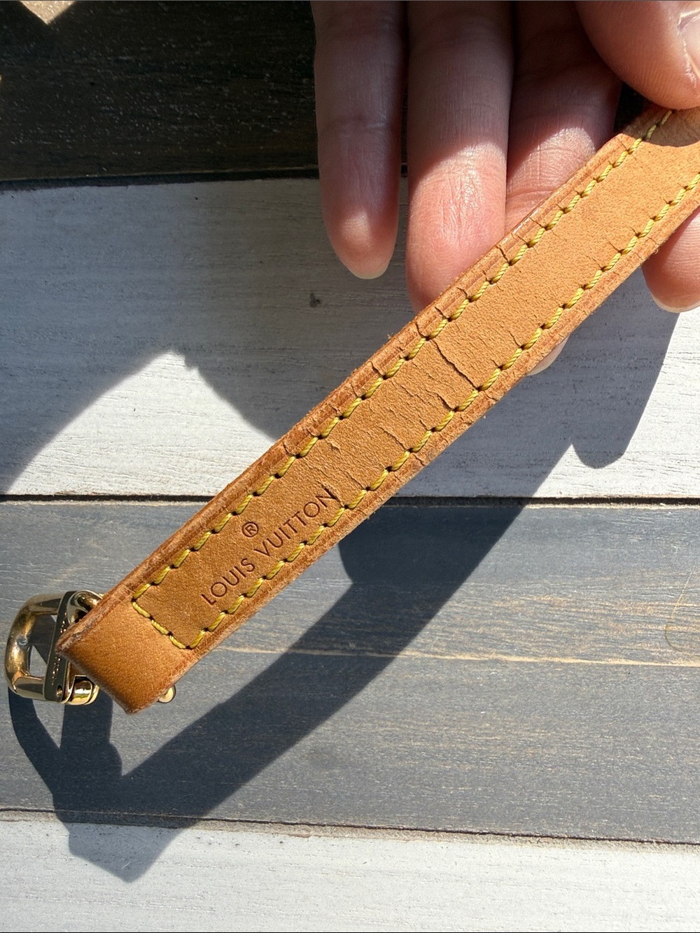 Authentic LOUIS VUITTON Vachetta 16mm Strap - Picture 9 of 14